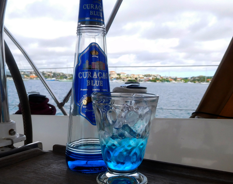 Curacao blue